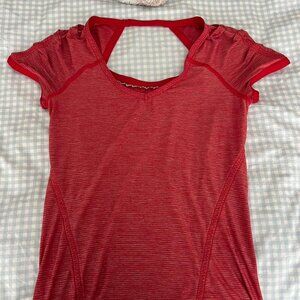 Lululemon Women's Red and Pink Shirt